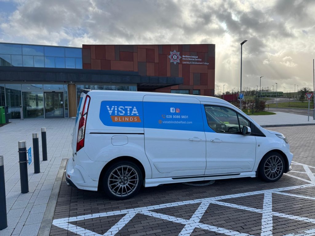 vista blinds vehicle in car park at NIFRS