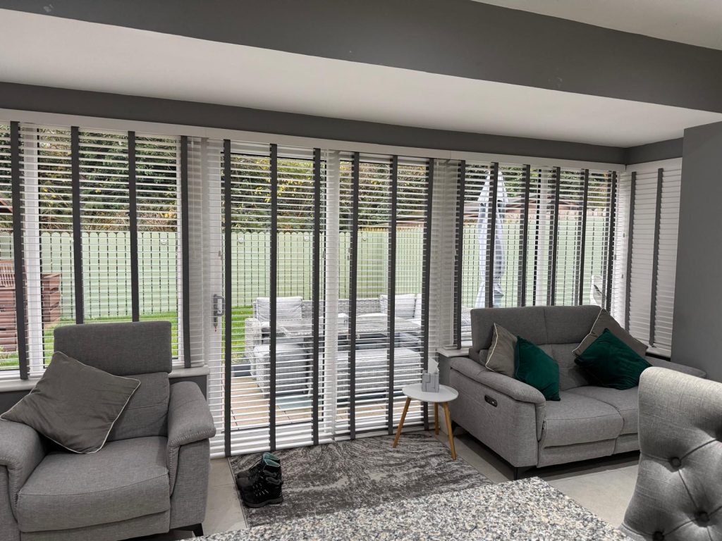 Conservatory blinds designed to reduce glare and heat