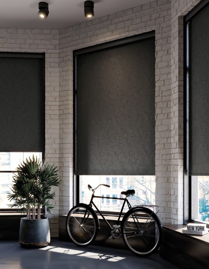 blackout roller blinds in a detached family home in Ballyholme